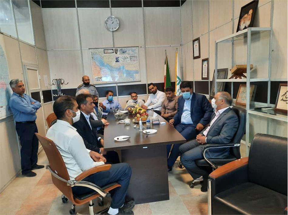 برگزاری آیین معارفه مدیرعامل شرکت گسترش تجارت انبارهای عمومی آتیه‌قشم