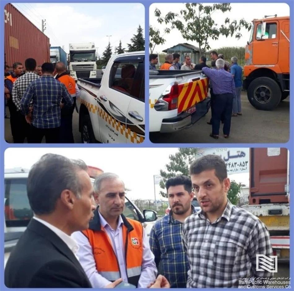 حضور مدیرعامل شرکت انبارهای عمومی وخدمات گمرکی آستارا در نشست شورای ترافیک شهرستان آستارا و بازدید میدانی از روند اجرایی