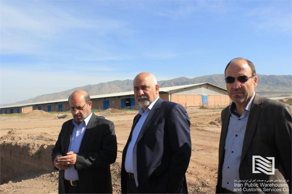 بازدید مشاور اجرایی مدیرعامل شرکت انبارهای عمومی و خدمات گمرکی ایران از منطقه ویژه اقتصادی سهلان تبریز