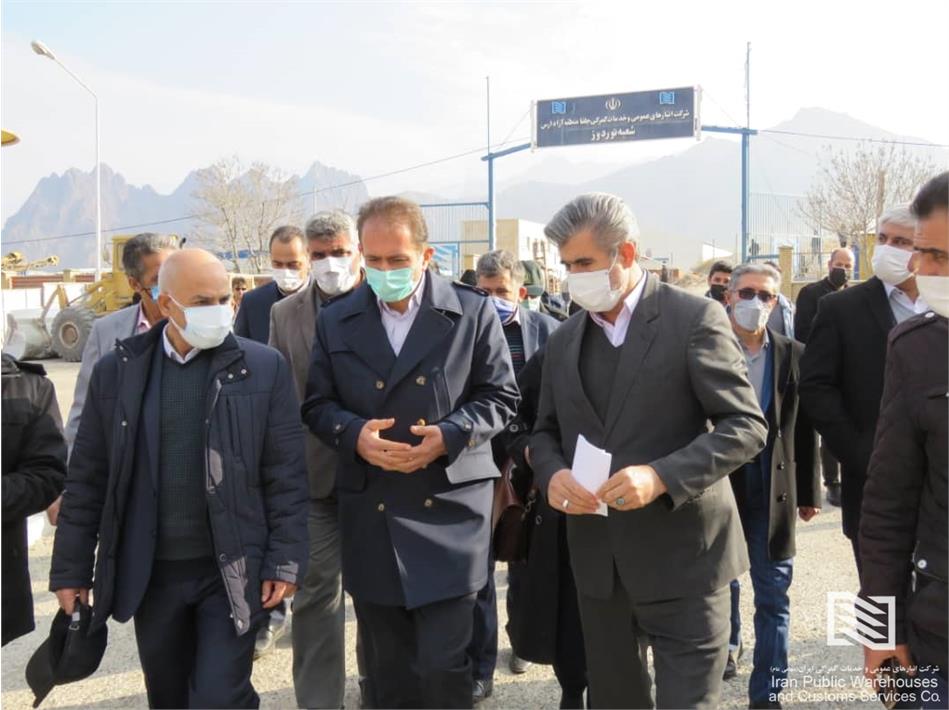 بازدید رییس کل گمرک ایران از مناطق عملیاتی شعبه نوردوز