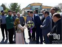 بازدید مدیرعامل شرکت انبارهای عمومی و خدمات گمرکی ایران از پایانه مرزی بیله‌سوار 1