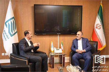 دیدار مدیرعامل شرکت انبارهای عمومی و خدمات گمرکی ایران با نماینده استاندار زنجان 3