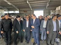 بازدید مدیرعامل شرکت انبارهای عمومی و خدمات گمرکی ایران و هیات همراه از شرکت انبارهای عمومی بندر لنگه 2