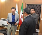 قدردانی بسیجیان شرکت انبارهای عمومی و خدمات گمرکی ایران از مهندس جهرمی، مدیرعامل جانباز و بسیجی شرکت