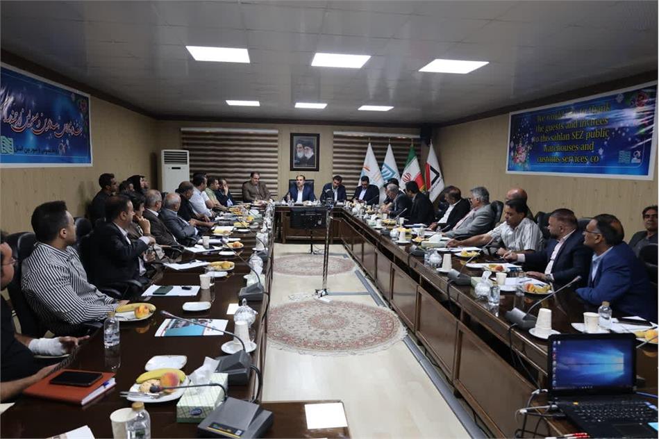 دیدار مدیرعامل شرکت انبارهای عمومی و خدمات گمرکی ایران با سرمایه گذاران منطقه ویژه اقتصادی سهلان