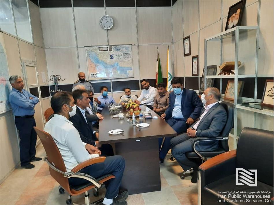 برگزاری آیین معارفه مدیرعامل شرکت گسترش تجارت انبارهای عمومی آتیه‌قشم